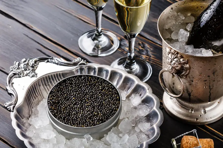 Russian food guide Moscow black caviar
